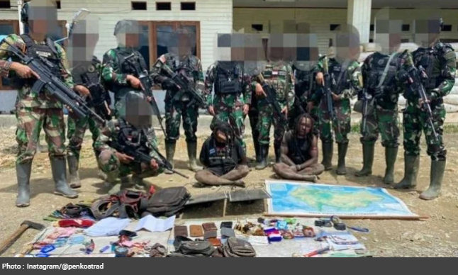 Pasukan Langit TNI Ringkus Teroris OPM Pembakar Pesawat